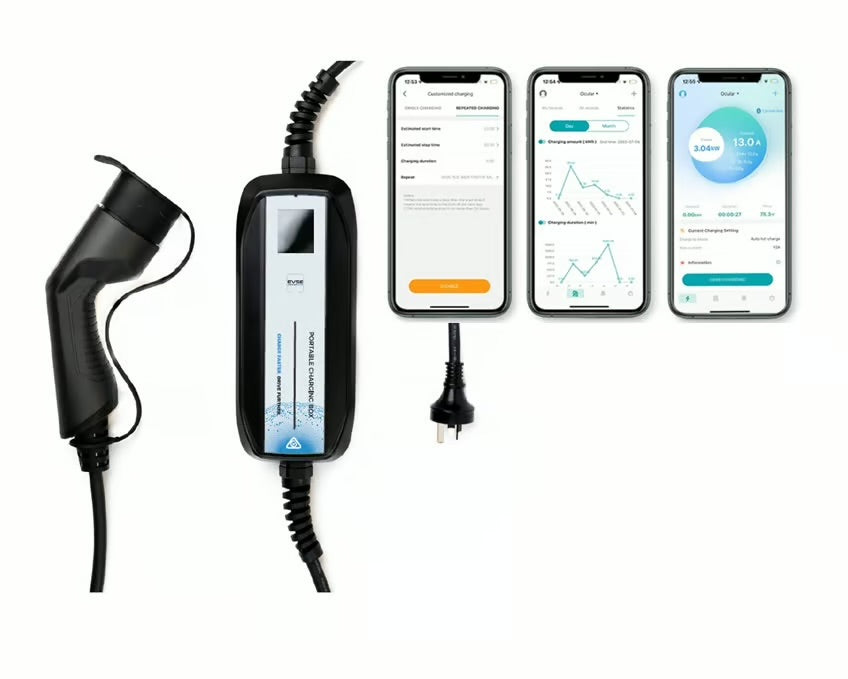 Type 2 Portable EV Charger | 10 Amp Plug | Smart