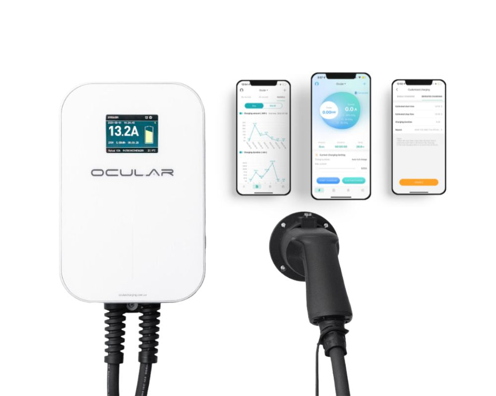 Ocular LTE Plus V3 | w/6m Type 2 Cable | 7kW Single Phase